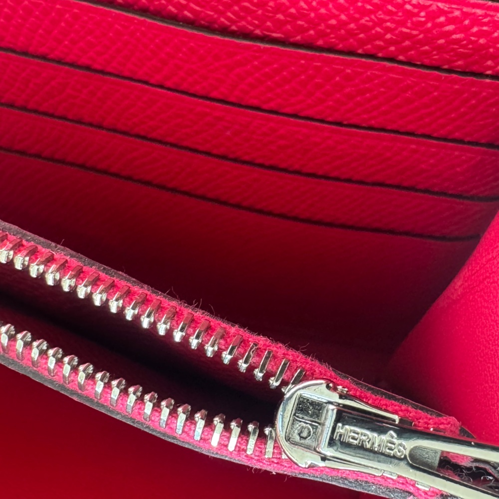 Hermès Constance Wallet To Go – Rose Extreme Epsom Sable Alligator “H” 2016 - Picture 14 of 16